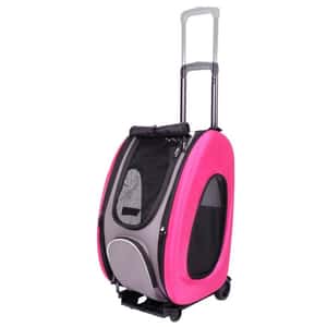 寵物車 IBIYAYA 寵物提包 四合一多功能提包袋 桃紅 (IBI-FC1008-P)