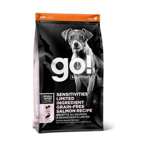 GO! SOLUTIONS 狗糧推薦：GO! SOLUTIONS 狗糧 低敏美毛系列 三文魚 細粒裝 22lb (1303160T)