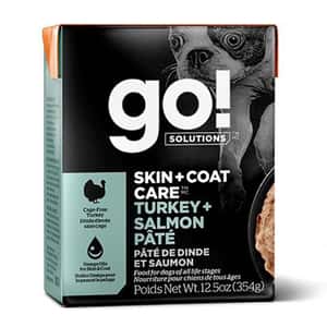 GO 狗罐頭 GO! SOLUTIONS 無穀物狗濕糧 護膚美毛系列 火雞三文魚醬 354g