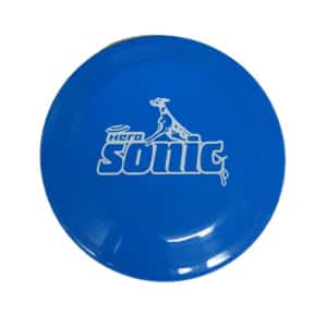 狗玩具 手拋型塑膠飛盤狗狗訓練玩具 22cm (藍)