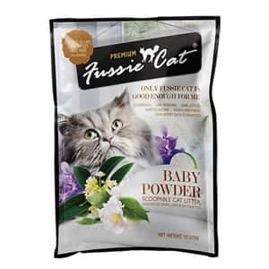 礦物貓砂 Fussie Cat高竇貓 礦物貓砂 爽身粉味 5L (FCLB1)