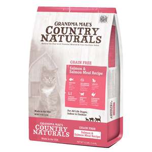 Country Naturals 貓糧 貓乾糧推薦：Country Naturals 貓糧 無穀物系列 三文魚低敏全貓精簡配方 3lbs (CN0161)