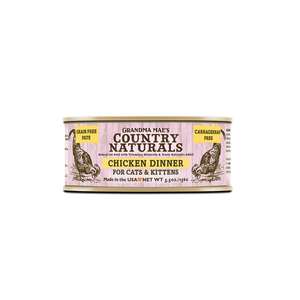 Country Naturals 貓罐頭 貓濕糧推薦：Country Naturals 貓罐頭 無添加無穀物醬煮系列 雞肉配方 5.5oz 156g (CNC0029) (新舊包裝隨機)
