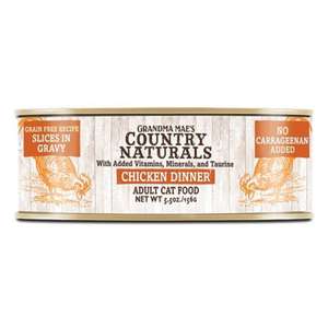 Country Naturals 貓罐頭 貓濕糧推薦：Country Naturals 貓罐頭 無穀物天然汁煮系列 香濃雞肉配方 5.5oz 156g
