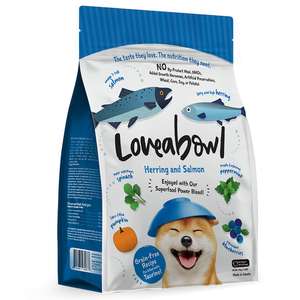 Loveabowl 狗糧推薦：Loveabowl 狗糧 無穀物全犬糧 希靈魚三文魚海洋配方 1.4kg (LB0120)