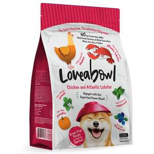 Loveabowl 狗糧推薦：Loveabowl 狗糧 無穀物全犬糧 龍蝦雞肉海陸配方 4.5kg (LB0071)