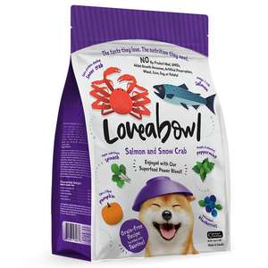 Loveabowl 狗糧推薦：Loveabowl 狗糧 無穀物全犬糧 雪蟹三文魚海鮮配方 10kg (LB0106)