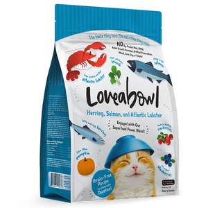 Loveabowl 貓糧 貓乾糧推薦：Loveabowl 貓糧 無穀物全貓糧 龍蝦雙魚海鮮配方 1kg (LB0043)