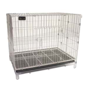 貓籠 狗籠 飛機籠 Solidpet蘇力 寵物籠 貓籠狗籠 鋼枝籠 格仔底網款 3尺 (STC-304-365)