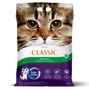 礦物貓砂 Intersand CLASSIC 貓砂 森林清香味 14kg