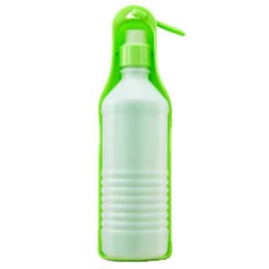 飲食用具 狗狗水壺 外出自動餵水器 500ml (綠)