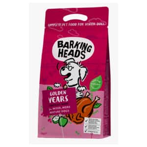 Barking Heads 狗糧 Barking Heads 狗糧 全天然防敏老年犬 雞肉配方 6kg (BHG6) (深紅色) (新舊包裝隨機)