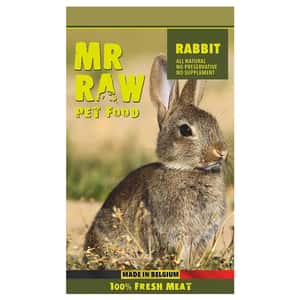 MR RAW 貓糧 MR RAW 貓狗糧 急凍生肉糧 兔肉配方 1kg (R1KG) (需冷藏)