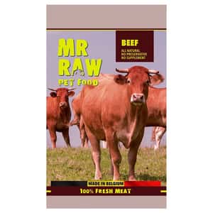 MR RAW 貓糧 MR RAW 貓狗糧 急凍生肉糧 牛肉配方 1kg (B1KG) (需冷藏)