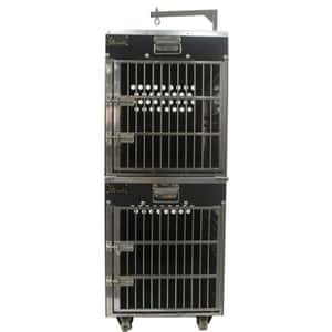 貓籠 狗籠 飛機籠 Solidpet蘇力 寵物籠 貓籠狗籠 ABS板固定飛機籠組合 有輪款 三號 (STAC-107-BK)