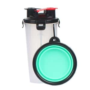 飲食用具 HYDRA便捷 狗狗外出便攜兩用水糧杯連折叠碗 (白)