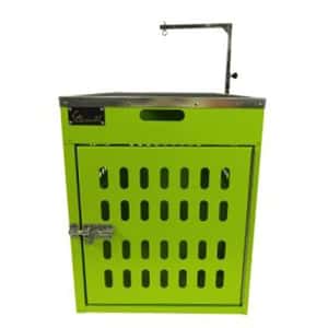 貓籠 狗籠 飛機籠 Solidpet蘇力 寵物籠 貓籠狗籠 鋁固定飛機籠 無輪款 一號 綠色 (ALAC-201-GN)