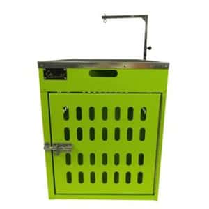 貓籠 狗籠 飛機籠 Solidpet蘇力 寵物籠 貓籠狗籠 鋁固定飛機籠 無輪款 二號 綠色 (ALAC-202-GN)