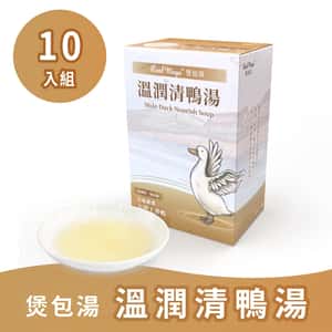 Real Mega 貓零食狗零食 Real Mega 營養補給品 煲包湯系列 溫潤清鴨湯 50ml × 10包