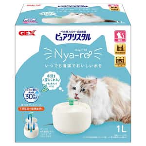 飲食用具 GEX 飲水機 日本版 2022新款 貓用循環式飲水器 1L