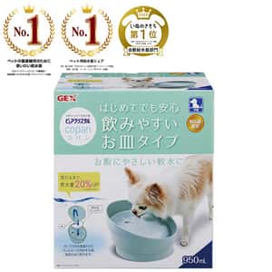 飲食用具 GEX 飲水機 日本版 Pure Crystal 狗用循環式飲水器 950ml (藍色)