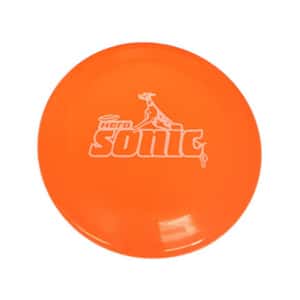 狗玩具 手拋型塑膠飛盤狗狗訓練玩具 22cm (橙)