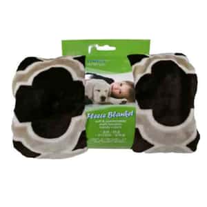 寵物床墊 狗床墊 Miko 柔軟毛毯 深淺啡花式 100cm x 70cm (DGM-536PT-07)