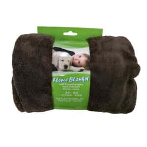 寵物床墊 狗床墊 Miko 柔軟毛毯 深啡 100cm x 70cm (DGM-536PT-17)