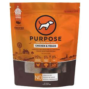 PURPOSE 狗糧推薦：PURPOSE 狗糧 凍乾脫水生肉 單一蛋白 雞肉 14oz (000311)