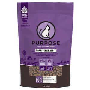 PURPOSE 貓糧 PURPOSE 貓糧 凍乾脫水生肉肉粒 單一蛋白 兔肉 9oz (655412)