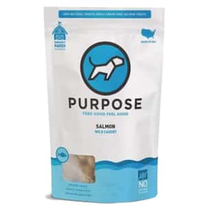 PURPOSE PURPOSE 凍乾脫水生肉 貓犬小食 單一蛋白 野生三文魚丁 3oz (000380)