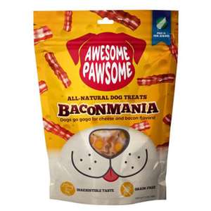 Awesome Pawsome 狗零食推薦：Awesome Pawsome 狗小食 煙肉狂熱 3oz (077041)