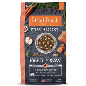 Instinct 本能 貓糧 貓乾糧推薦：Instinct 貓糧 本能 貓糧 無穀物生肉系列 三文魚肉 4.5lb (656319)