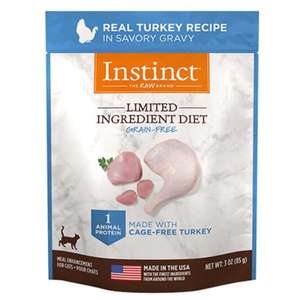 Instinct 本能 貓罐頭 貓濕糧推薦：Instinct 貓濕糧 無穀物單一蛋白 火雞 3oz (718178)