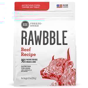 RAWBBLE 狗糧 BIXBI RAWBBLE 狗糧 冷凍脫水鮮肉糧 牛肉 14oz (BIX09253)
