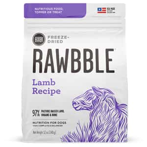 RAWBBLE 狗糧 BIXBI RAWBBLE 狗糧 冷凍脫水鮮肉糧 羊肉 12oz (BIX08497)