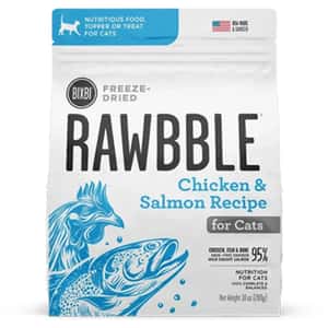 RAWBBLE 貓糧 BIXBI RAWBBLE 貓糧 冷凍脫水鮮肉糧 三文魚雞肉 10oz (BIX05618)