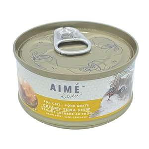 Aime Kitchen 貓罐頭 貓濕糧推薦：AIME Kitchen 貓罐頭 無穀物營養貓罐 啖啖肉補水系列 吞拿魚濃湯 85g (TL85)
