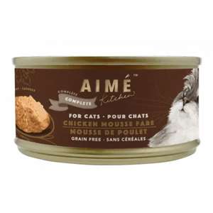 Aime Kitchen 貓罐頭 貓濕糧推薦：AIME Kitchen 貓罐頭 無穀物慕絲營養貓罐 殿堂主食系列 幼滑雞肉慕絲 75g (TUA75)