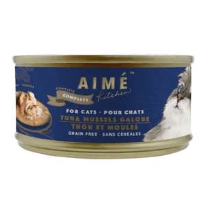 Aime Kitchen 貓罐頭 貓濕糧推薦：AIME Kitchen 貓罐頭 無穀物均衡貓罐 殿堂主食系列 吞拿魚青口盛宴 75g (TMA75)
