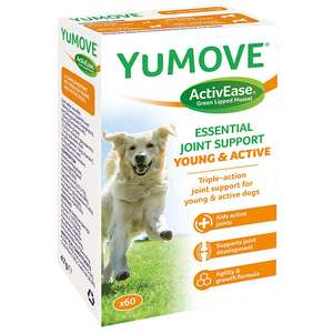 Lintbells 狗狗保健用品推薦：Lintbells YuMOVE 活力關節寶 60錠 (Ymov-YA-60)