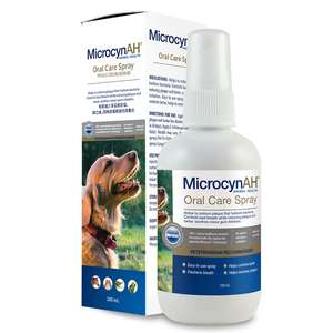 MicrocynAH 狗狗清潔美容用品推薦：MicrocynAH 神仙口腔護理噴霧 3oz 100ml (M1056HK)