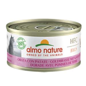 Almo Nature 貓罐頭 Almo Nature Jelly HFC 貓罐頭 天然系列 鯛魚+薯仔 70g (9416)