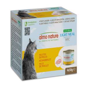 Almo Nature 貓罐頭 貓濕糧推薦：Almo Nature 貓罐頭 天然系列 雞柳 4X50g (553MEGA)