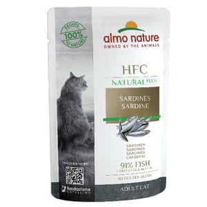 Almo Nature 貓罐頭 Almo Nature HFC Natural PLUS 貓濕糧 沙甸魚 55g (4705)
