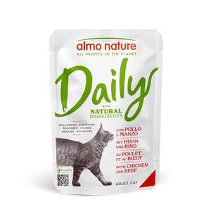 Almo Nature 貓罐頭 貓濕糧推薦：Almo Nature Daily 貓濕糧 雞肉+牛肉 70g (5271)