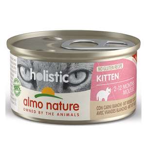 Almo Nature 貓罐頭 貓濕糧推薦：Almo Nature Holistic 幼貓罐頭 白肉配方 85g (131)