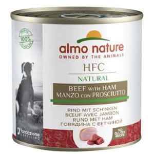 Almo Nature 狗罐頭 Almo Nature 狗罐頭 HFC Natural 牛肉+火腿 290g (5525)