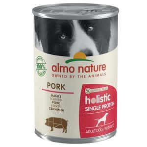 Almo Nature 狗罐頭 Almo Nature 狗罐頭 Holistic 單一蛋白系列 豬肉配方 400g (196)
