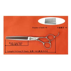 皮膚毛髮護理 清潔美容用品 Solidpet蘇力 專業美容剪 牙剪 6.5吋 (PCB6546V)